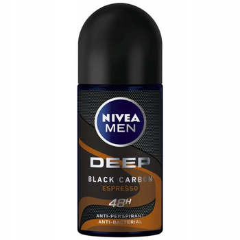 Antyperspirant Nivea Men Deep Black Carbon Espresso Kulka Ochrona 48h 50ml