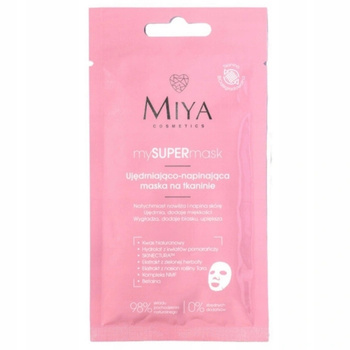 Miya MySuperMask Maseczka Do Twarzy Na Tkaninie Ujędrniająco Napinająca