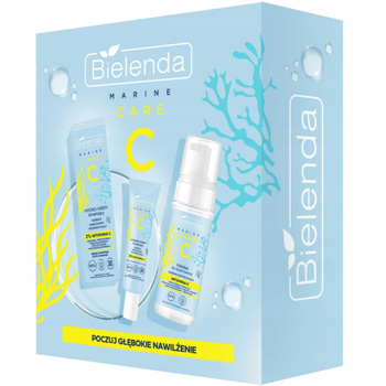 Bielenda Marine Care Zestaw Prezentowy Kosmetyków Krem Do Twarzy + Pianka