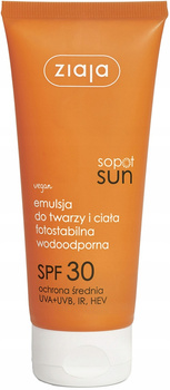 Ziaja Sopot Sun Emulsja Wodoodporna SP30 100ml