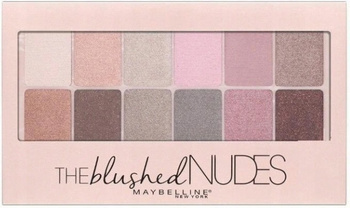 Maybelline The Blushed Nudes Paleta 12 Cieni