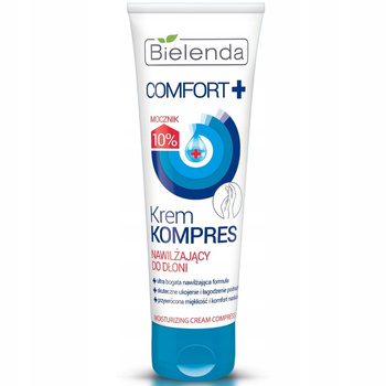 Bielenda Comfort + Krem Kompres Nawilżający Do Dłoni 10% Mocznika 75ml