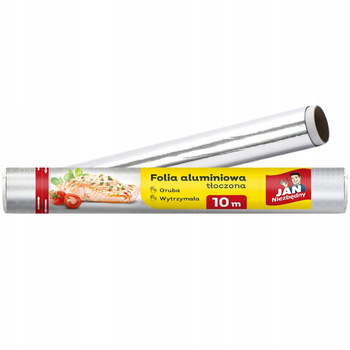Jan Niezbędny Gruba Folia Aluminiowa Spożywcza Wytrzymała Tłoczona 10m