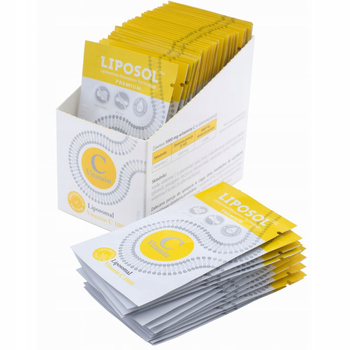 Aliness Liposol Liposomalna Witamina C 1000mg Odporność Kości 40 Saszetek
