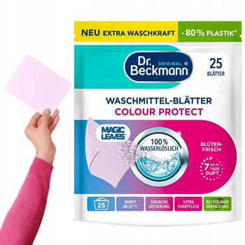 Dr. Beckmann Colour Protect Magiczne Listki Do Prania Kolorowego 25 szt