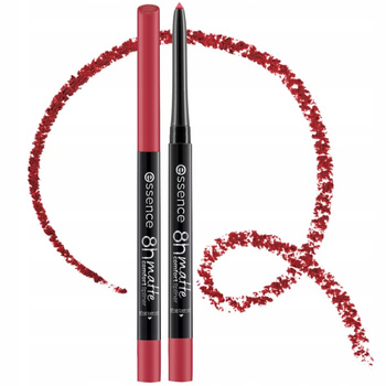 Essence Matte Comfort Wodoodporna Kredka Konturówka Do Ust 07 Classic Red