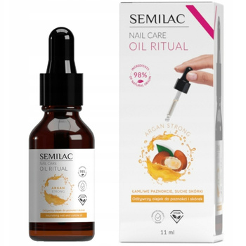 Semilac Nail Care Oil Ritual Od偶ywczy Olejek Do Paznokci Sk贸rek Wit E 11ml
