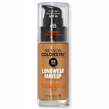 Revlon Colorstay Podkład Do Twarzy Cera Tłusta Mieszana C/O 455 Honey Beige