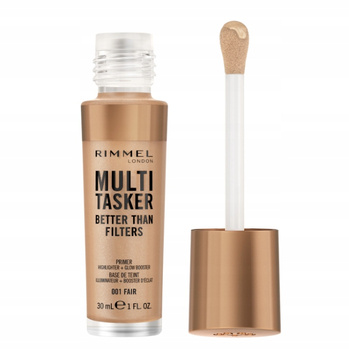 Rimmel Multi Tasker Podkład Primer Baza Rozświetlająca 001 Fair 30ml