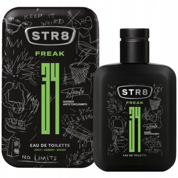 STR8 Freak Męska Woda Toaletowa EDT Bergamotka Szałwia Ananas Pieprz 150ml