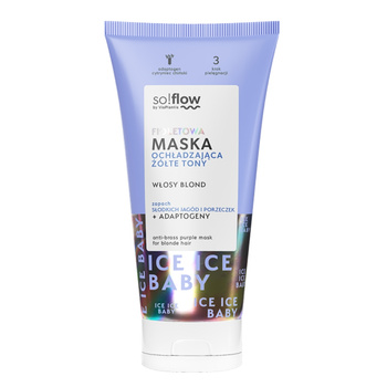 So Flow Fioletowa Maska Ochładzająca Żółte Tony Do Włosów Blond 200ml