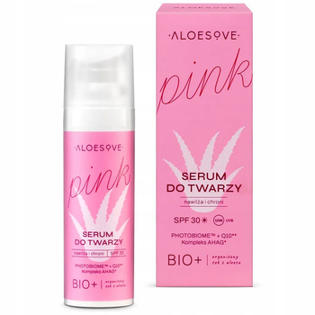 Aloesove Pink Silnie Nawilżające Serum Do Twarzy z Ochroną SPF30 Aloes 30ml