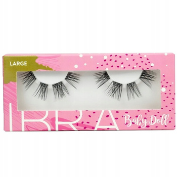 Ibra Baby Doll Sztuczne Rzęsy Na Pasku 4 Części Delikatne Długie Large