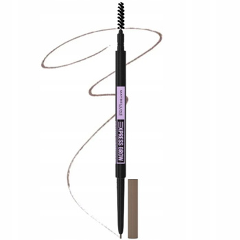 Maybelline Express Brow Cienka Kredka Do Brwi + Szczoteczka Soft Brown