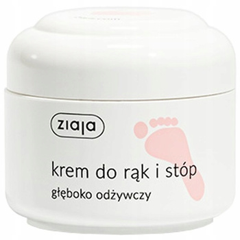 Ziaja Głęboko Odżywczy Krem Do Rąk Stóp Olej Słonecznikowy i z Oliwek 50ml