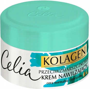 Celia Kolagen Przeciwzmarszkowy Krem Nawilżający Algi 40+ 50ml