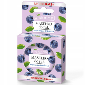 Bielenda Masełko Masło Krem Do Rąk Dłoni Regenerujący Borówka w Puszce 50g