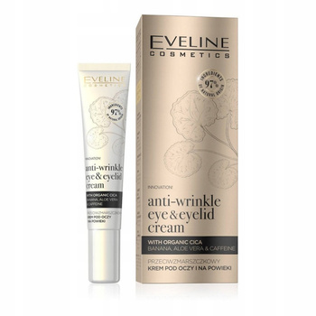 Eveline Organic Gold Przeciwzmarszczkowy Krem Pod Oczy i Na Powieki 20ml