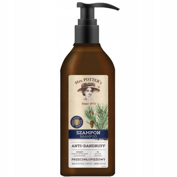 Mrs Potters Triple Wood Przeciwłupieżowy Szampon Do Włosów Dziegieć 390ml