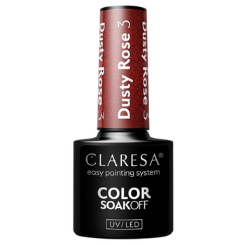 Claresa Lakier Hybrydowy Dusty Rose 3 5g