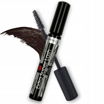 Rimmel Extra Super Lash Podkręcający Tusz Do Rzęs Brązowy Brown Black 8ml