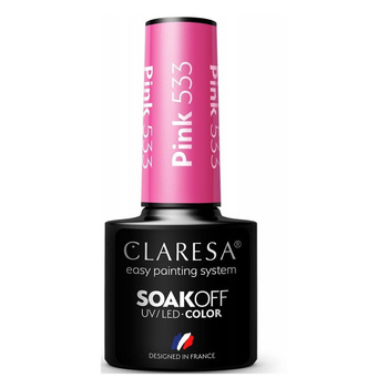 Claresa Lakier Hybrydowy Pink 533  5g