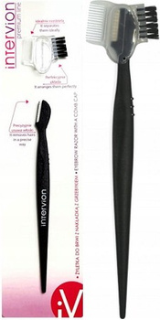 Intervion Trymer Nożyk Brzytwa + Nakładka Grzebyk