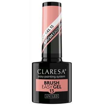 Claresa Easy Brush Gel Żel Do Paznokci w Pędzelku 13 Ciemny Różowy Cover 5g