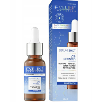 Eveline Face Therapy Przeciwzmarszczkowe Serum Do Twarzy Szyi Retinol 18ml