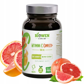 Biowen Witamina C Complex Suplement Diety w Proszku Odporność Energia 150g