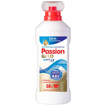 Passion Gold Sport Aktiv Gel Żel Do Prania Kolorowego Sportowego 50 Prań 2L