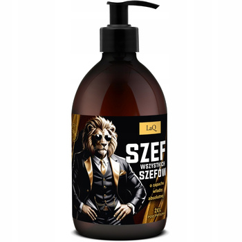 LaQ Szef Wszystkich Szefów 8w1 Męski Żel Pod Prysznic Do Ciała Włosów 500ml