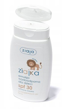 Ziaja Ziajka Wodoodporna Emulsja Dzieci Opalania SPF30