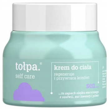 Tołpa Self Care Kojący Regenerujący Krem Do Ciała Szałwia i Lawenda 250ml