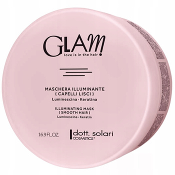 Glam Illuminating Pielęgnująca Wygładzająca Maska Do Włosów Keratyna 500ml