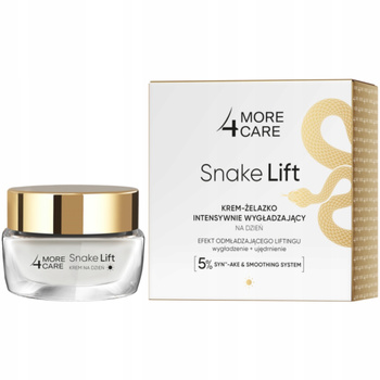 More4Care Snake Lift Wygładzający Krem Żelazko Do Twarzy Na Dzień 50ml