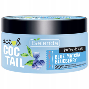 Bielenda Coctail Regenerujący Peeling Do Ciała Blue Matcha Blueberry 350g