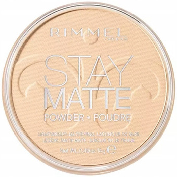 Rimmel Puder Stay Matte Matujący 001 Transparent