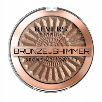 REVERS Bronze Shimmer Puder Brazująco Rozświetlający Bronzer Rozświetlacz