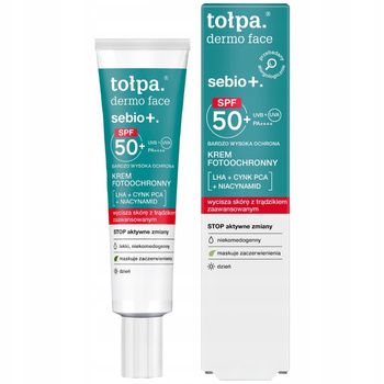 Tołpa Dermo Face Sebio Fotoochronny Krem Do Twarzy z Filtrem SPF 50 40ml