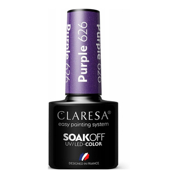 Claresa Lakier Hybrydowy Purple 626 5g