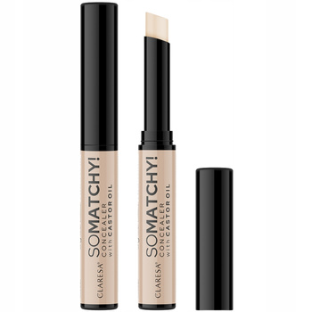 Claresa So Matchy Kryjący Korektor Do Twarzy z Olejem Rycynowym 02 Natural
