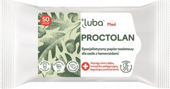 Med Proctolan Nawilżany Papier Toaletowy 50 Sztuk