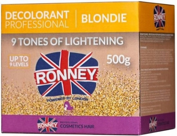 Ronney Profesjonalny Bezpyłowy Rozjaśniacz Do Wlosów Blond 9 Tonów 500g