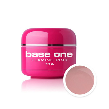 Silcare Base One Żel UV 11A Flaming Pink Róż 5g