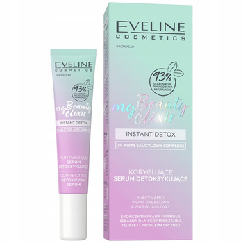 Eveline My Beauty Elixir Instant Detox Serum Do Twarzy Kwas Salicylowy 20ml