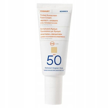 Korres Yoghurt Koloryzujący Krem Ochronny SPF50