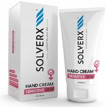SOLVERX HAND CREAM SENSITIVE SKIN Krem do rąk 50ml
