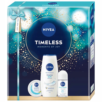 Nivea Timeless Zestaw Prezentowy Kosmetyków Dla Kobiet Krem Żel Roll-On