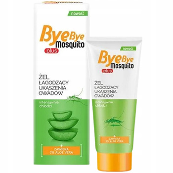 Bye Bye Mosquito Łagodzący Żel Na Ukąszenia Komarów Owadów z Aloesem 35ml